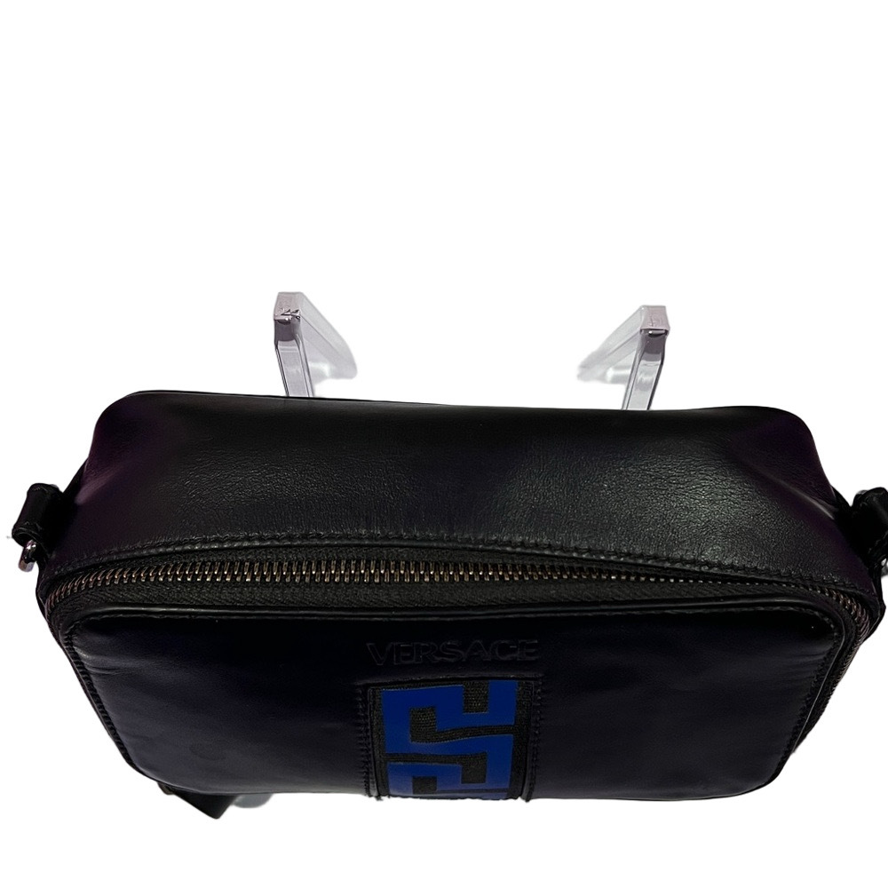 Versace Black and Blue Crossbody Bag - Picture 6 of 15